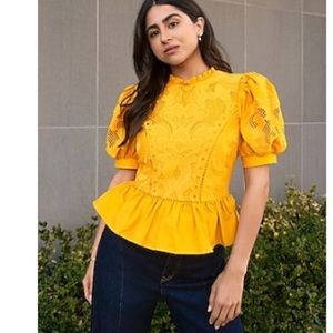 Express top in mustard XL